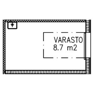 Pohja 8.7m2 Ojangonkuja 4