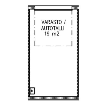 Tila 19m2 Kaupunginhaantie 18, Porvoo varastotila autotalli